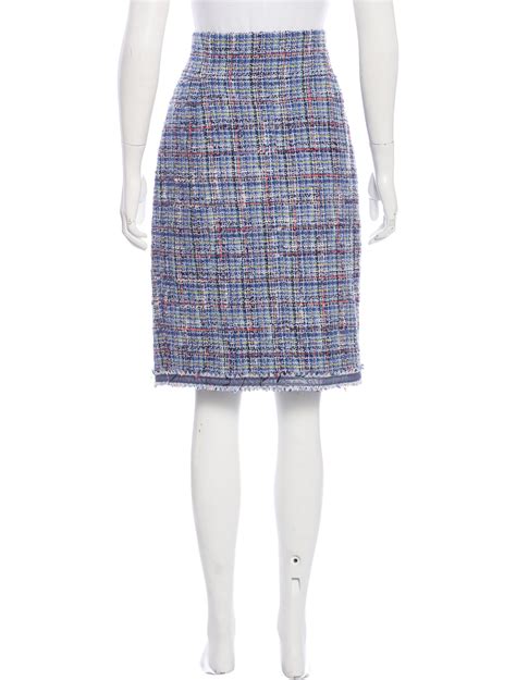 chanel tweed pencil skirt|chanel tweed suit price.